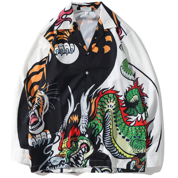 Chemise dragon tigre