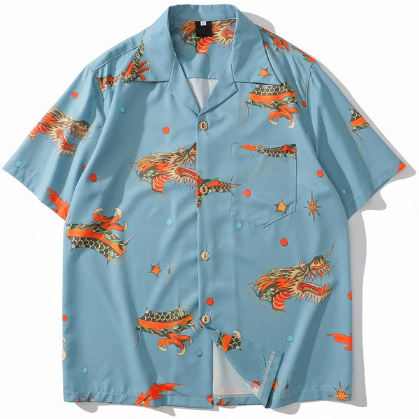 Chemise hawaïenne dragon