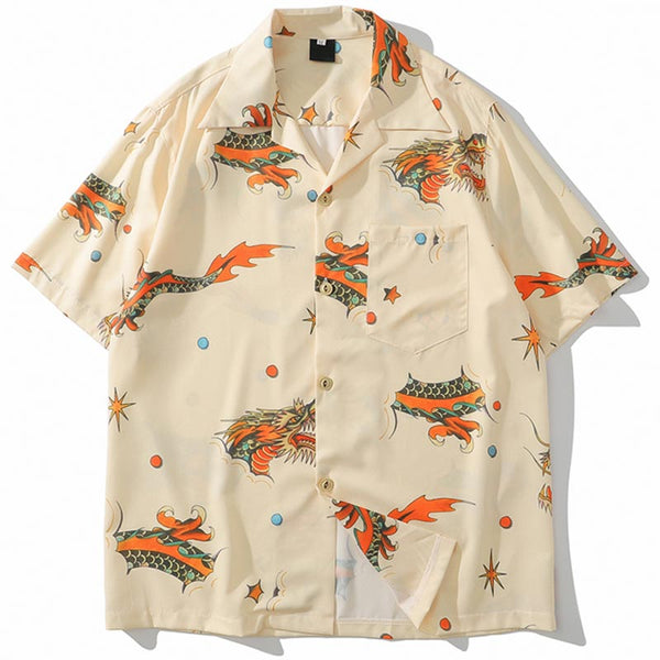 Chemise hawaïenne dragon