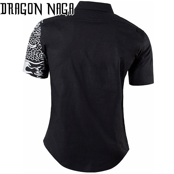 Chemise manches courtes dragon