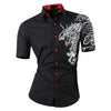Chemise manche courte dragon