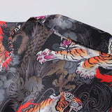Chemise Dragon Motif Tigre