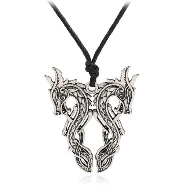 Collier avec tête de dragon