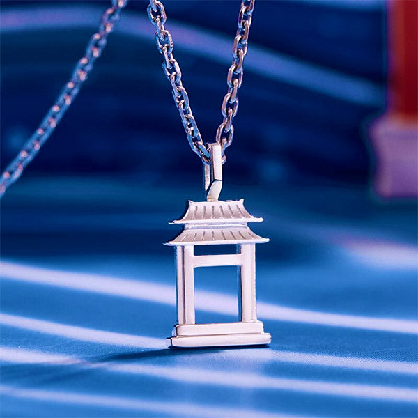 Collier Dragon Carpe Koï (Argent)