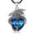 Collier Coeur Bleu
