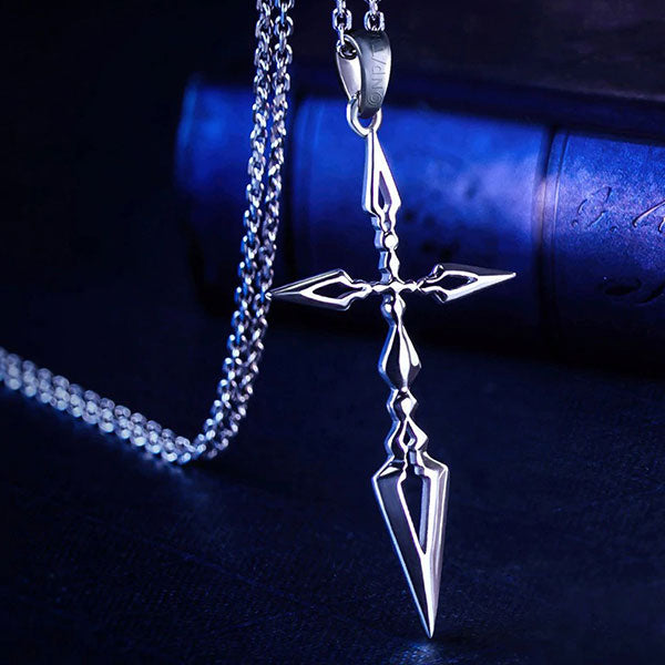 Collier croix en argent