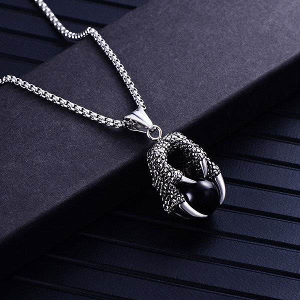 Collier Dragon Acier