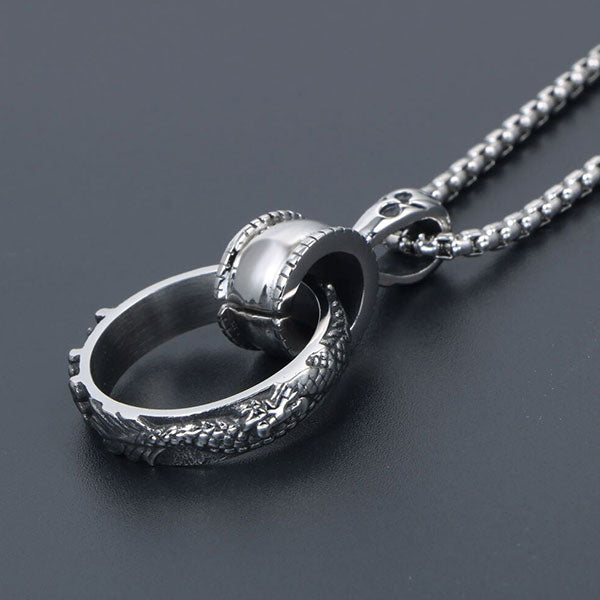 Collier Dragon Anneau