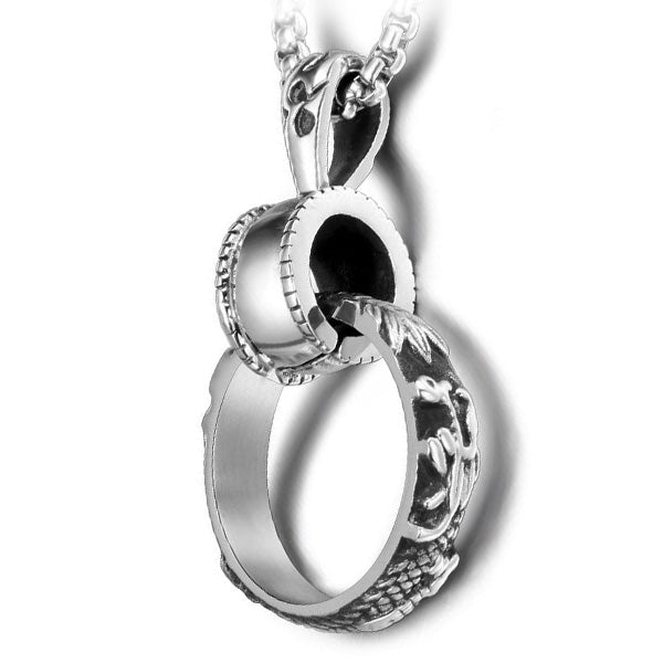 Collier Dragon Anneau