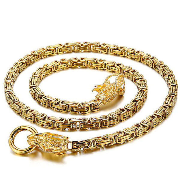 Collier Dragon Deux Frères