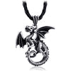 Collier Dragon En Étain