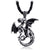Collier Dragon En Étain