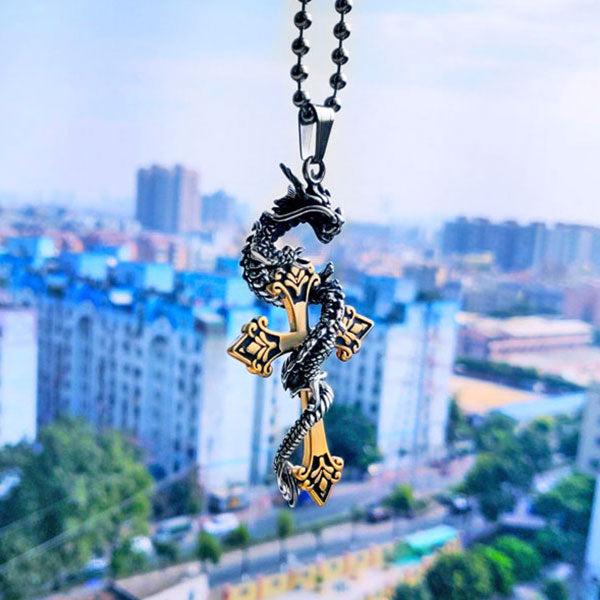 Collier Dragon Homme