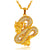 Collier Dragon Japonais Doré