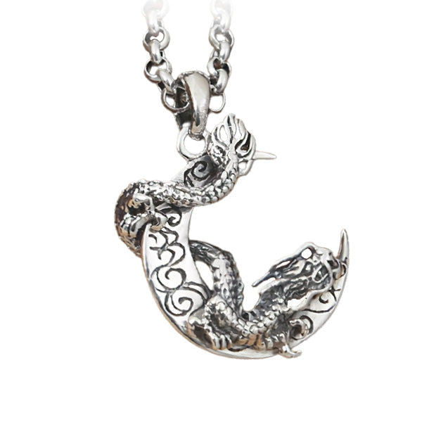 Collier Dragon Lunaire