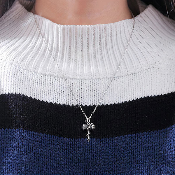 Collier Dragon Marteau (Argent)