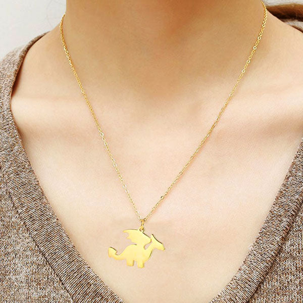 Collier Dragon Minimaliste