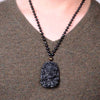 Collier Dragon Obsidienne