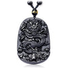 Collier Dragon Obsidienne