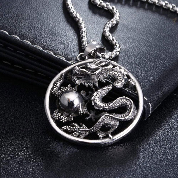 Collier Dragon Oriental