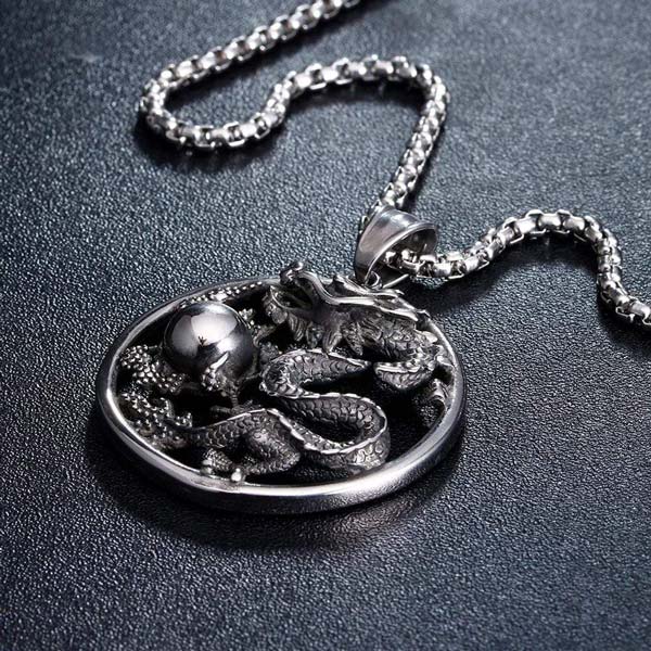 Collier Dragon Oriental