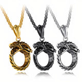 Collier Dragon Ouroboros