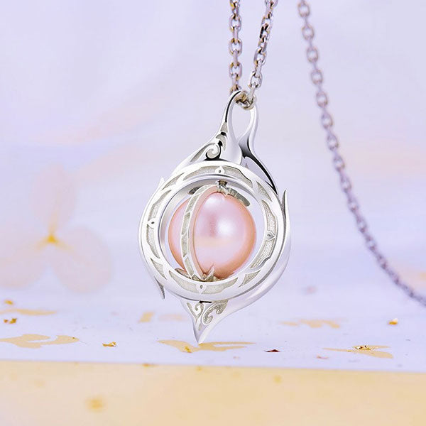 Collier Dragon Perle Incandescente