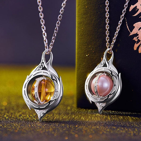 Collier Dragon Perle Incandescente