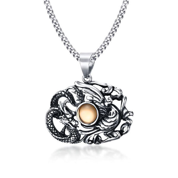 Collier Dragon Phénix