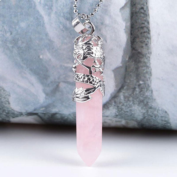 Collier Dragon Pierre Naturelle