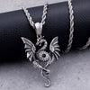 Collier Dragon Steampunk