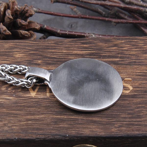 Collier Dragon Symbole Viking (Acier)