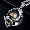 Collier Dragon Tête De Mort