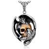 Collier Dragon Tête De Mort