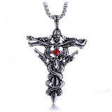 Collier Épée Tête De Dragon