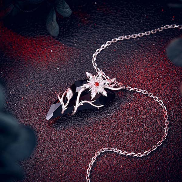 Collier Fleur Argent