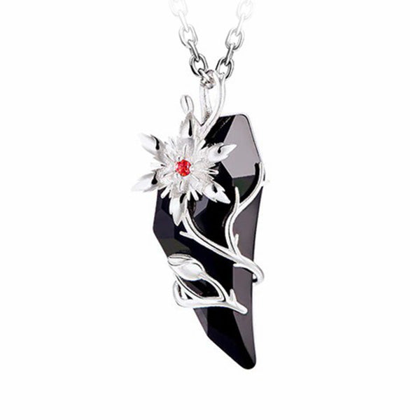 Collier Fleur Argent
