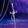 Collier glaive epee