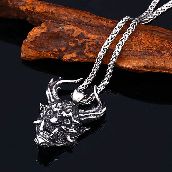 Collier masque dragon