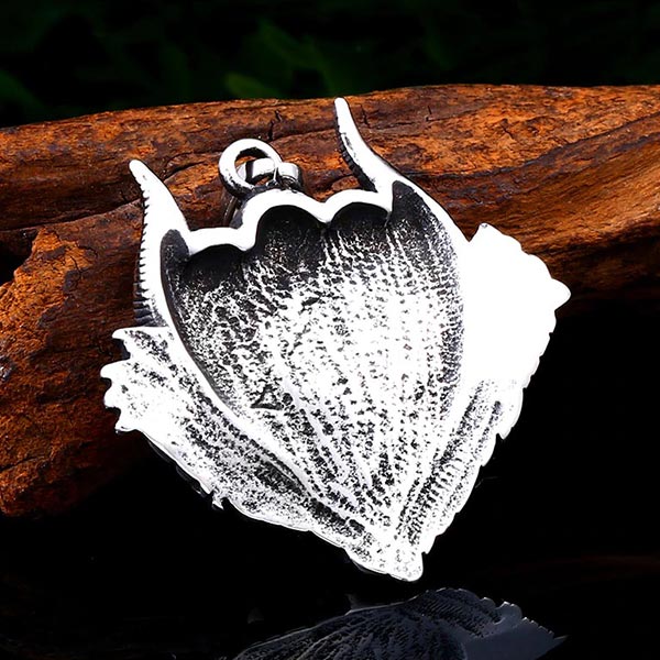 Collier Dragon Oeil Du Mal (Acier)