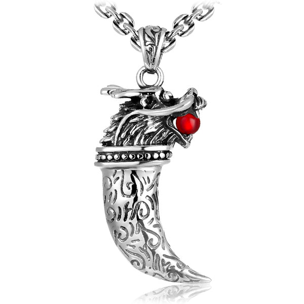 Collier tête de dragon