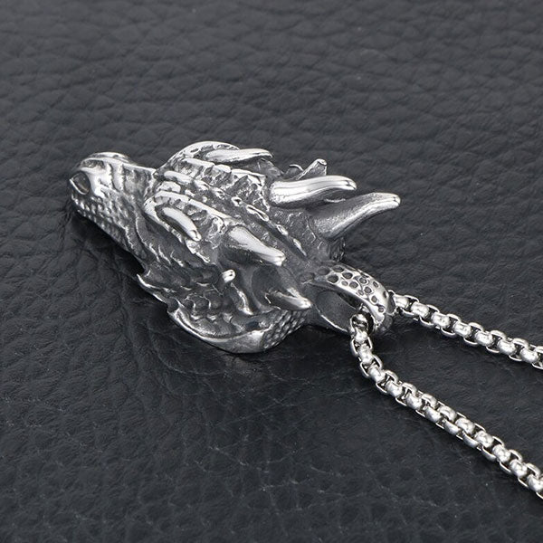 Collier Tête Dragon