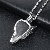 Collier Dragon Fossil (Acier)