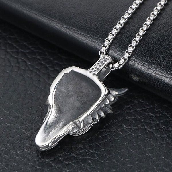 Collier Dragon Fossil (Acier)