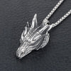 Collier tete dragon
