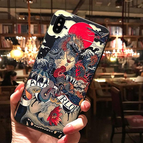 Coque Dragon Lion Impérial (iPhone)