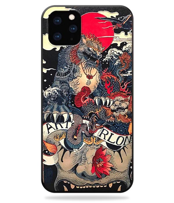 Coque Dragon Lion Impérial (iPhone)
