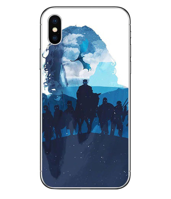 Coque Dragon Marcheurs Blancs