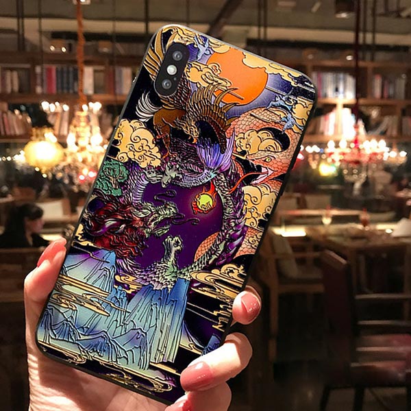 Coque Dragon Serpent Chinois