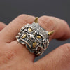 Bague dragon biker pixiu
